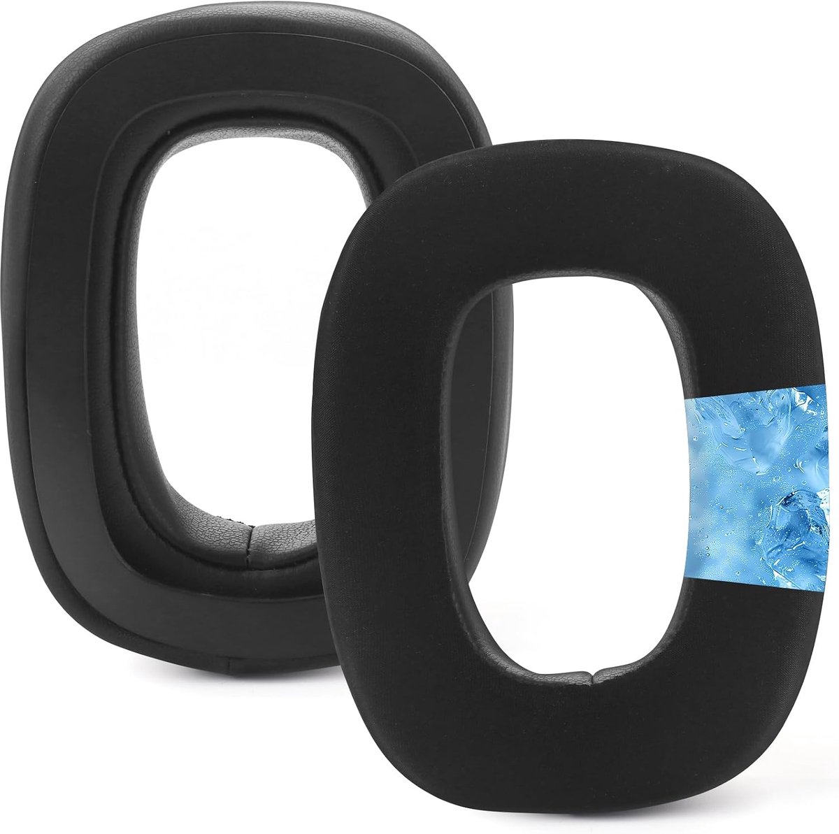 Oorkussens Vervanging Oorkussens Compatibel met Logitech Astro A30 Hoofdtelefoon Zachte Memory Foam Vervanging Headset Reparatie Onderdelen (Koelgel, Zwart)