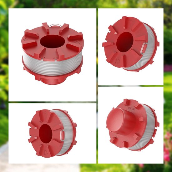 Spoelen geschikt voor GE-CT 36/30 LI E SOLO, AGILLO 36/255 BL, AGILLO 18/200, 2mm dia 8m lang (3 stuks) — afbeelding 2