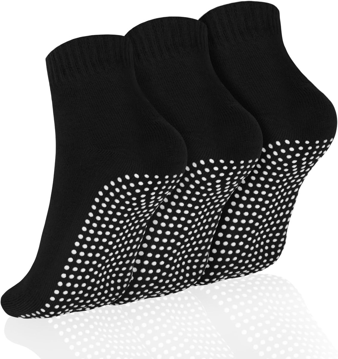 Sokken, antislip yoga-sokken voor heren, comfortabele yoga-pilatessokken voor dames en heren, maten 36-41