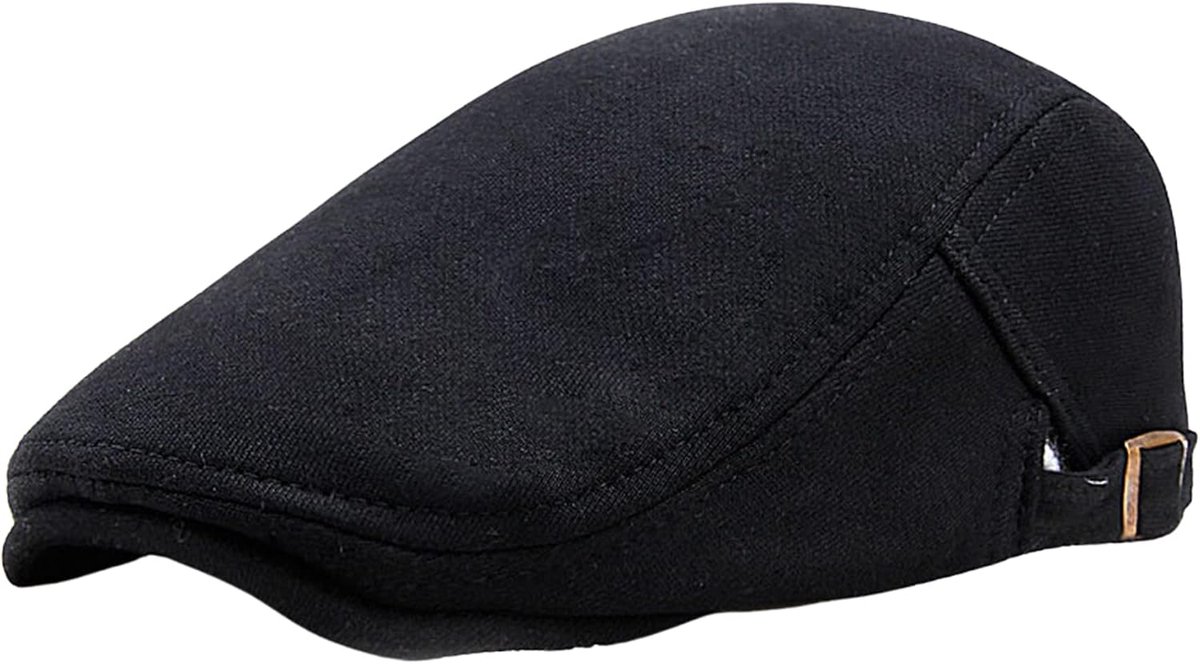 Platte petten vintage stijl, Newsboy Cap Duckbill Hoed Verstelbaar, Golf Jacht Schieten Rijden Hoed