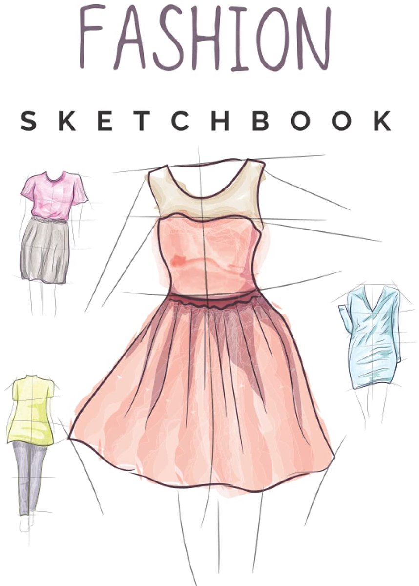 Sketchbook Figure Template: Large Fashion Design Book with over 400 Female Figure Templates to create your own clothes designs for students, fashion lovers, seamstress
