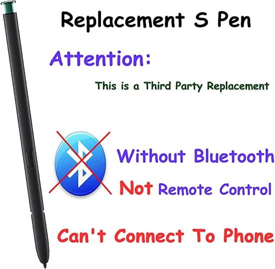 S22 Ultra Pen Vervanging voor Samsung Galaxy S22 Ultra Stylus Touch Pen WithoutBluetooth (Groen) — afbeelding 3
