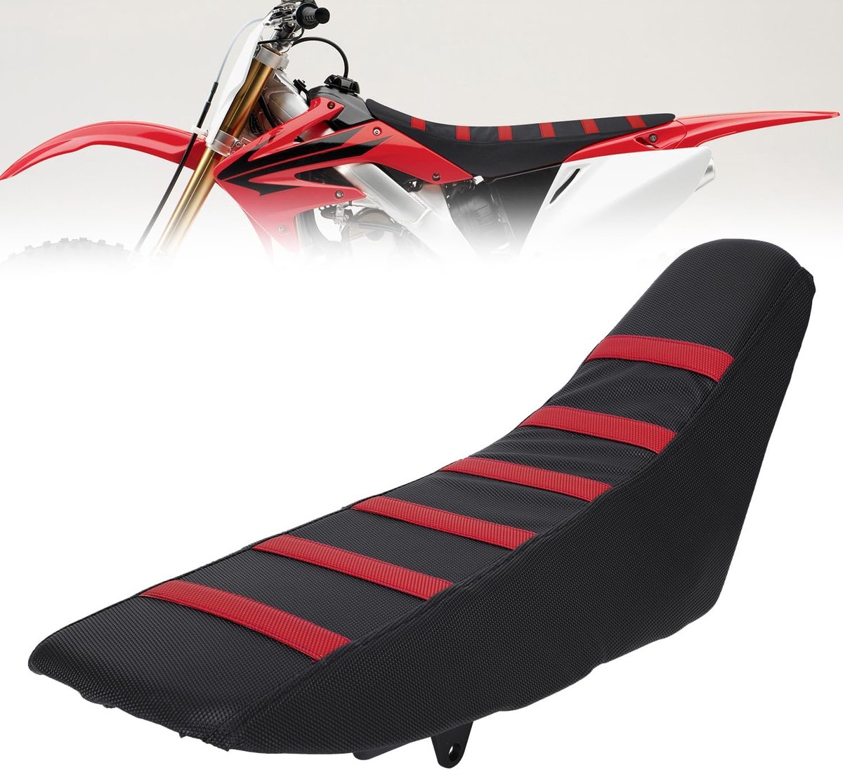 Dirt Bike Seat Cover Universeel Motorfiets Zitkussen voor CR50 CR80 CR125 CR250 CRF125 CRF250 CRF450 Motocross Pit bike Enduro-Rood