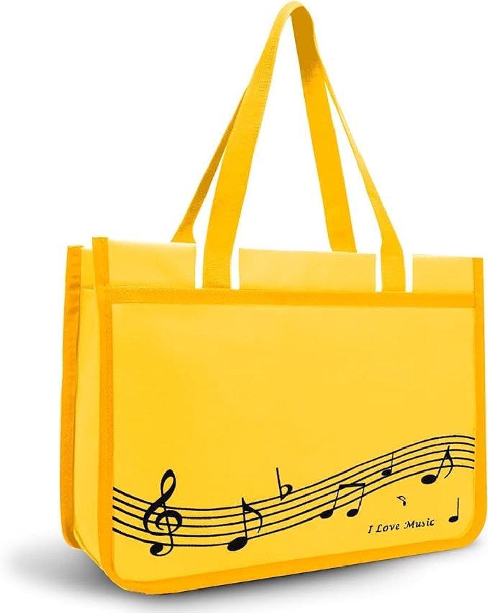 Piano Key Music Note Handtas Muziek Thema Tote Tas Muziek Schoudertas Multifunctionele Tas voor Shopping