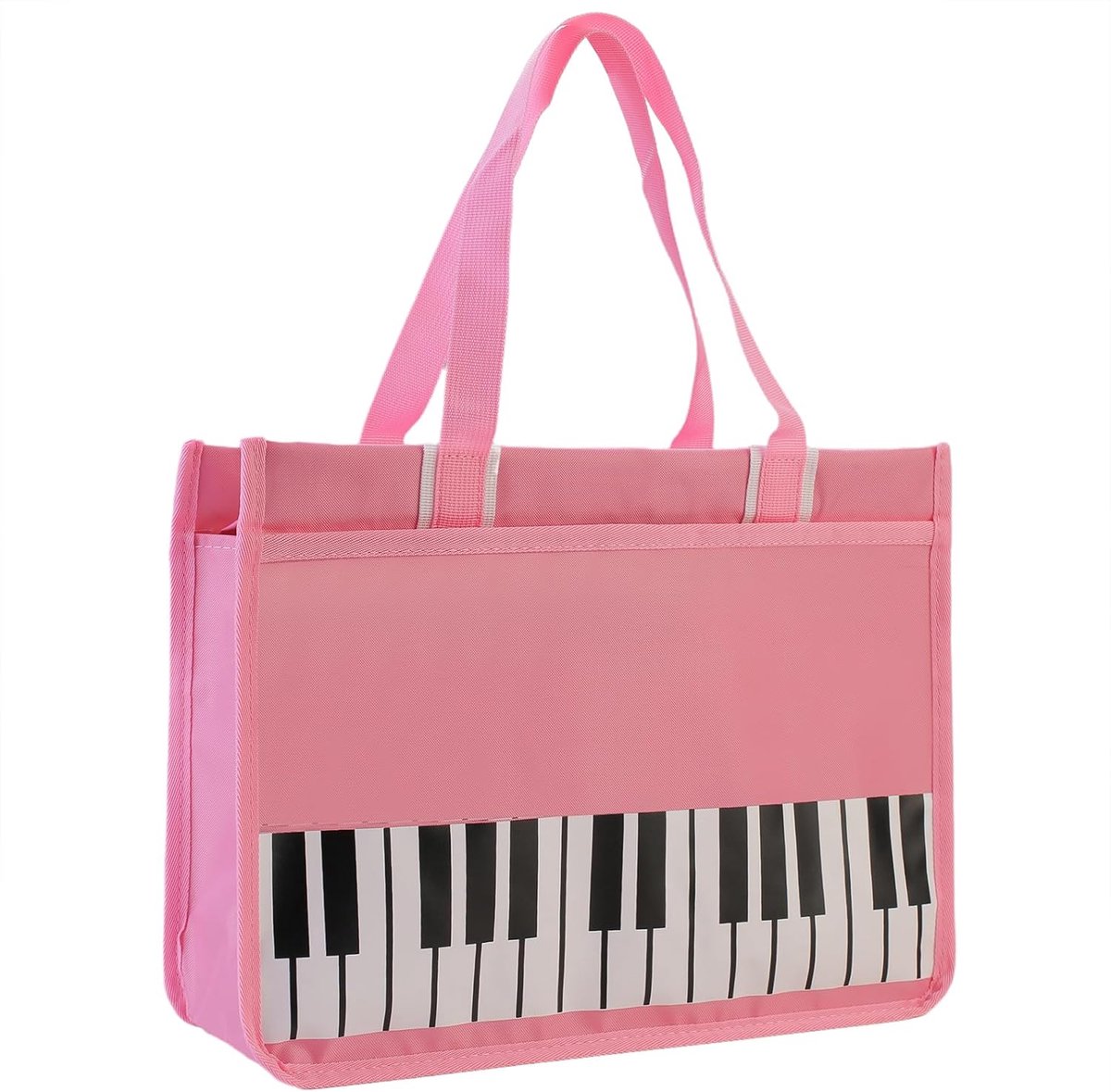 Piano Key Music Note Handtas Muziek Thema Tote Tas Muziek Schoudertas Multifunctionele Tas voor Shopping