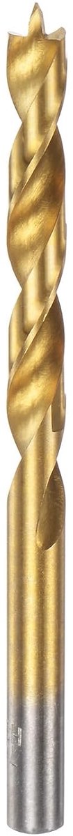 Brad Point boor 7,5 mm (19/64 inch) diameter rechte schacht metrische boor Brad Point spiraalboor voor timmerman, houtbewerking, rubber, verguld