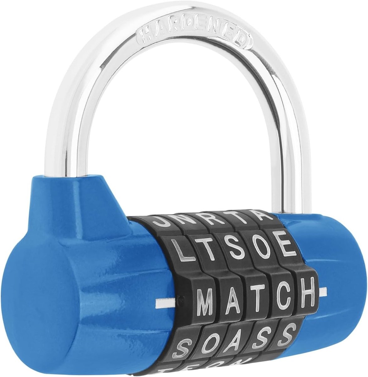 Combinatieslot - Blauw - 2,52 x 2,56 x 2,2 inch - Zinklegering - Voor School en Sport Lockers