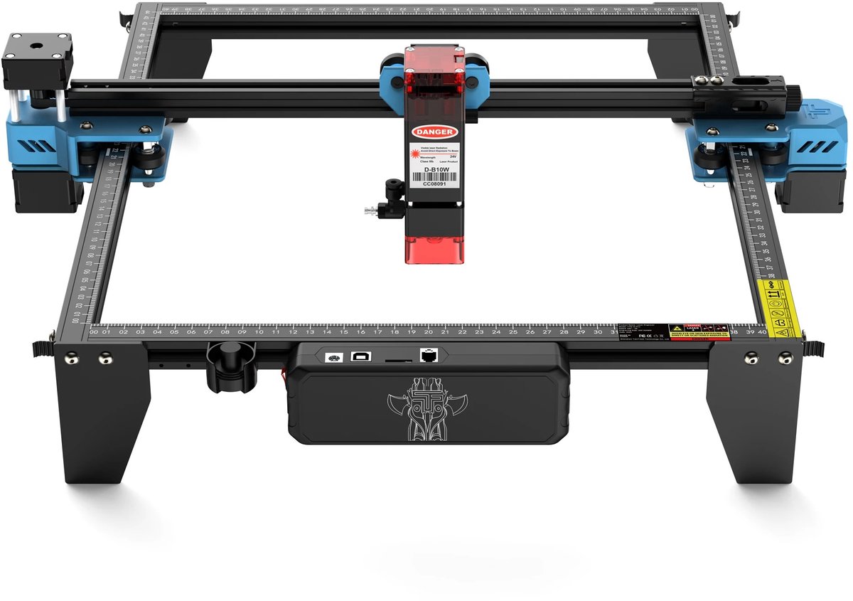 AALVERO - Lasergraveermachine - CNC Hout Graveermachine - 40w - MDF - Acryl - 300 x 300 mm Graveerbereik - 0,1 mm nauwkeurig