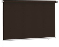 vidaXL - Rolgordijn - voor - buiten - 225(B)x140(H) - cm - bruin