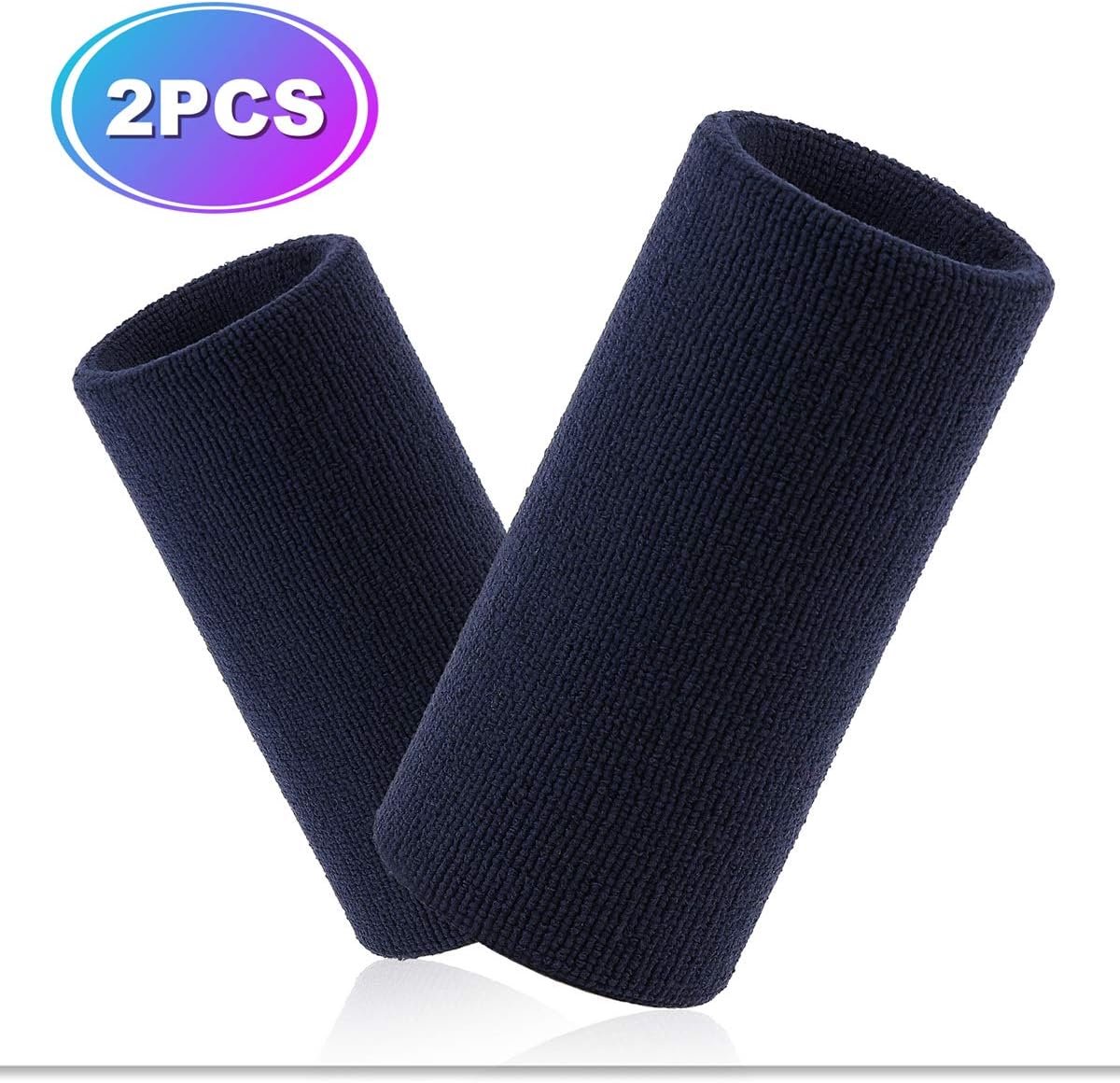 6 Inch Lange Dikke Polsband/Sweatband Voor Tennis En Andere Sporten, 1PC/2PCS PACK