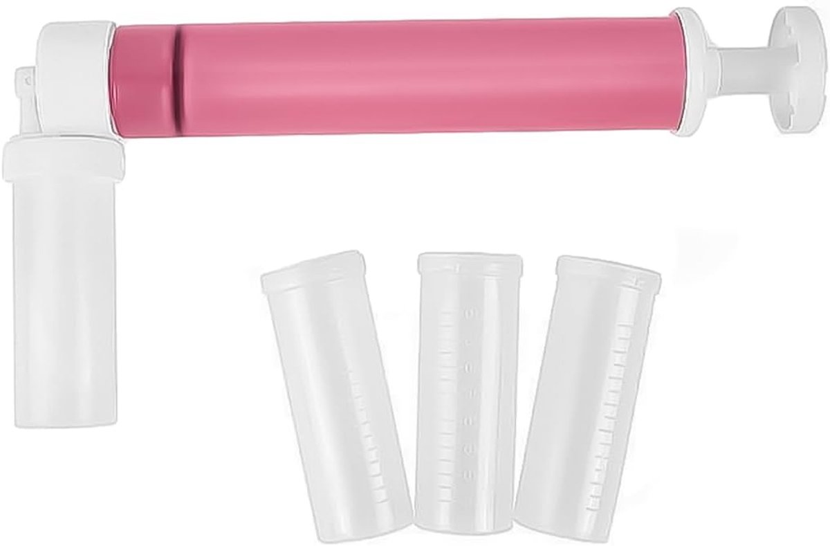 Taartdecoratiegereedschap Handmatige cakespray met 4 spuitflessen Cake Airbrush kit Handmatige airbrushpomp Glitter