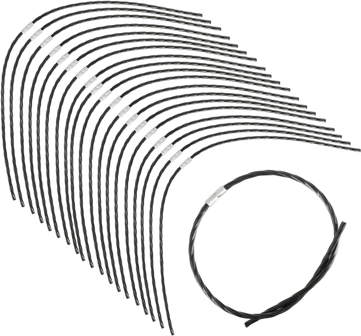 Draad Compatibel voor Grastrimmer AFS 23-37 F016800431 Vervangende Trimmersnaar, 37 cm × 3,5 mm (20 stuks)