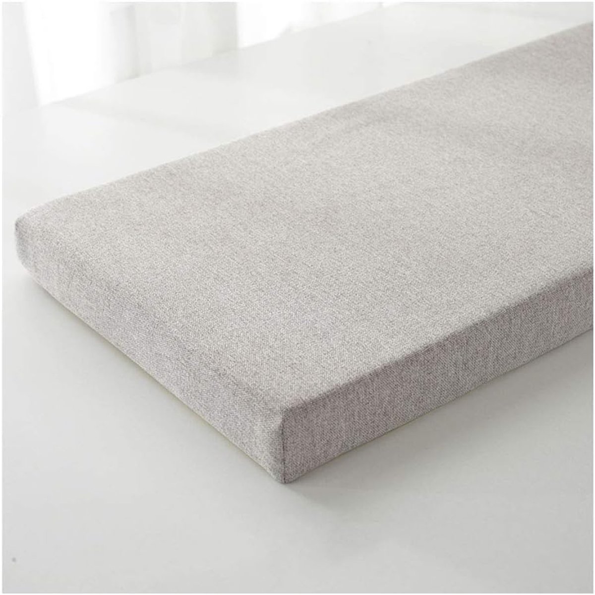 Indoor Lange Bank Kussen Kussen Pad Venster Zitkussens Tuin Pallet Kussens Patio Meubelkussens 2-zits Grote Tuin Zitkussen Pad-G3 lichtgrijs 200×30×3cm (79×12×1.2")