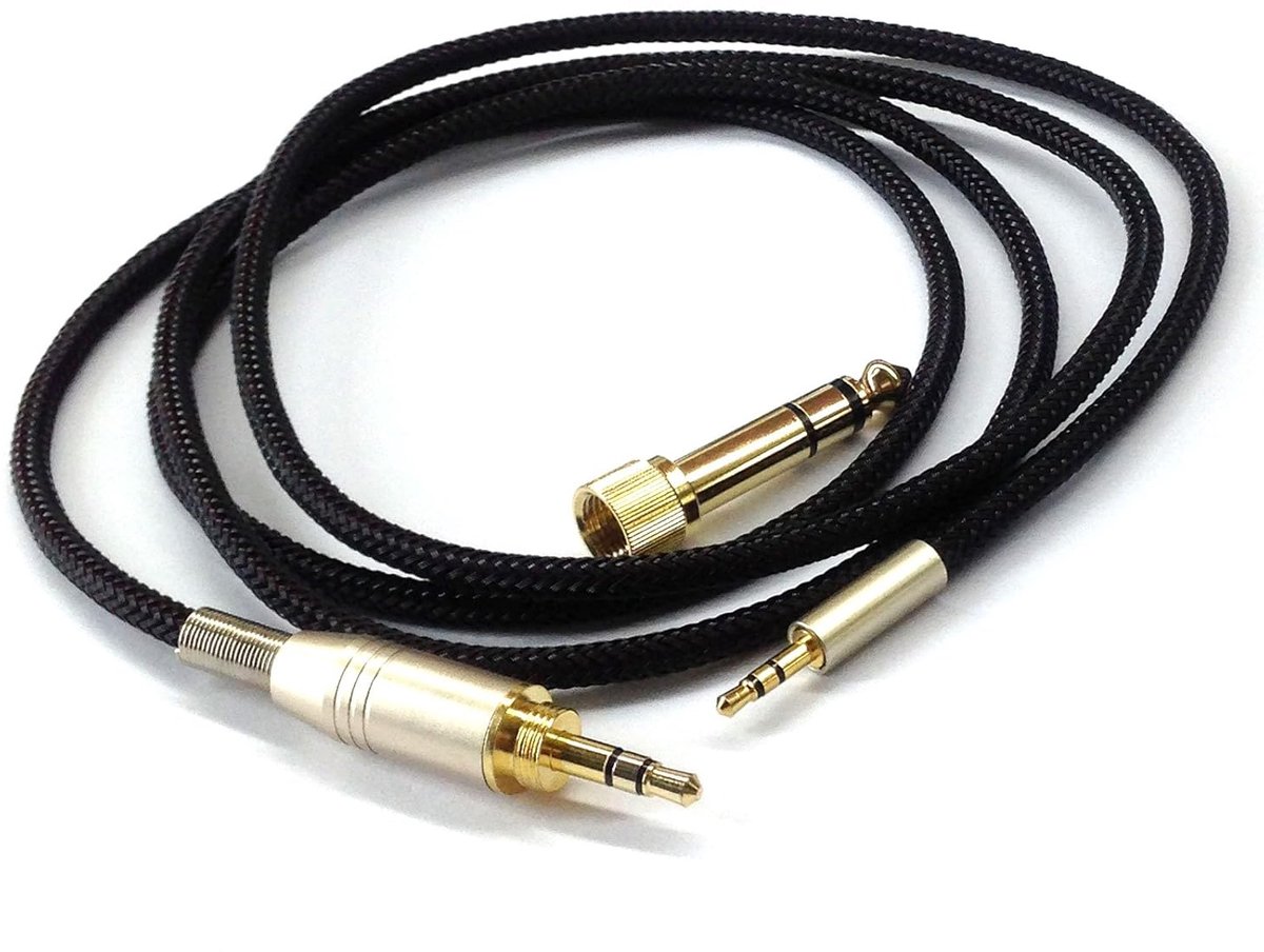Vervangende audio-upgrade-kabel compatibel met Bose 700, QC45, QuietComfort, QuietComfort Ultra, SoundLink, SoundTrue Headphone 1,5 m