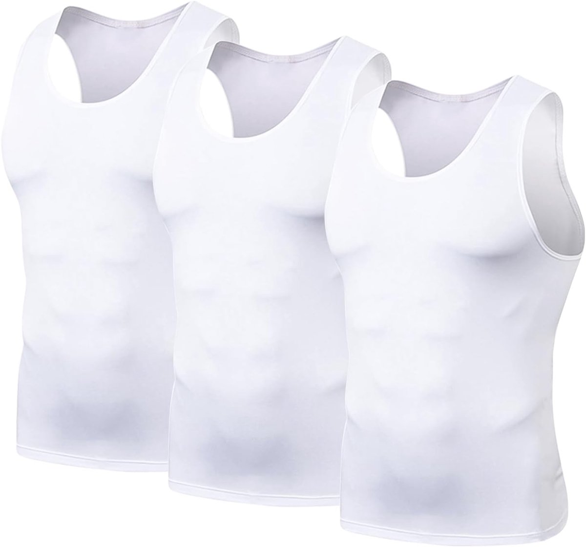 1 or 3 Pack Heren Atletische Compressie Shirt Ademend Mouwloos T-Shirt Muscle Quick Dry Workout Tank Top voor Fitness Running Training