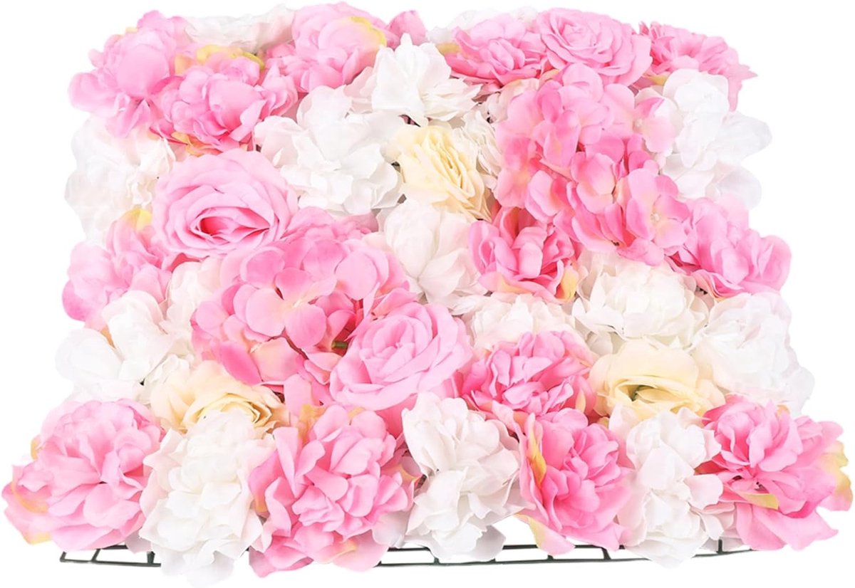 Bloemenwand bruiloft achtergrond decor bloemen paneel kunstzijde decoratie wandpanelen kunstmatige bloem achtergrond muur panelen voor hortensia muur bloem wandpaneel kunstbloemen