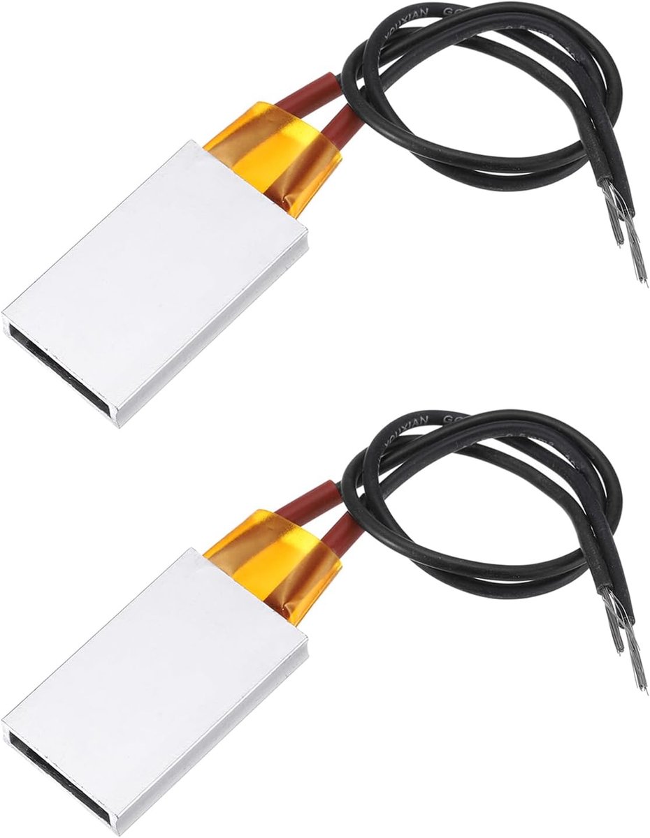 PTC-verwarmingselement, AC DC 110 V PTC verwarmingsplaat, aluminium behuizing, keramische polyimidefilmplaat verwarming, 3W-100W 60C geïsoleerde constante temperatuur keramische