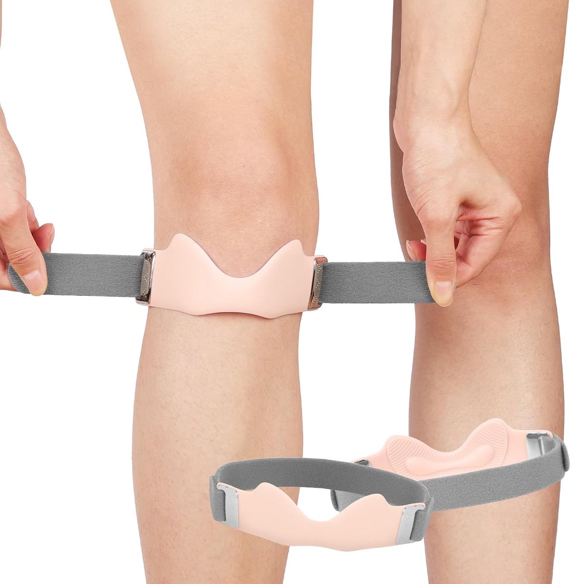 Kniebandage, verstelbare kniebandage, sportkniebandage voor dames en heren, kniebandage, kniebandage, kniebeschermers, kniebeschermers, kniebeschermers voor basketbal, fitness, sport, hardlopen