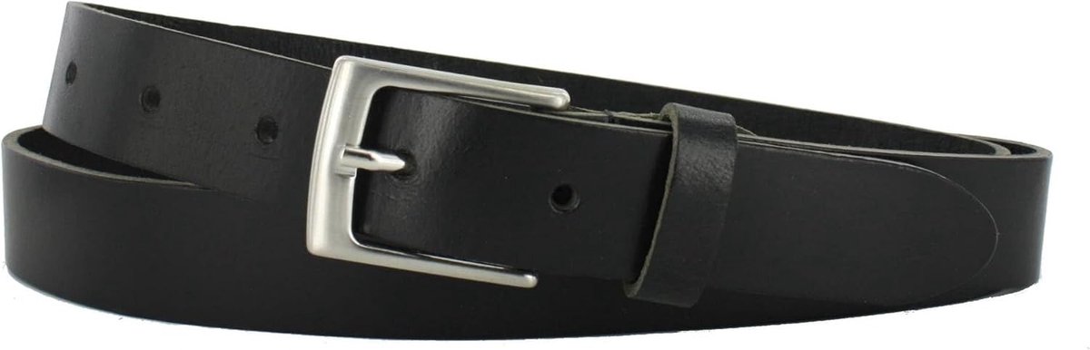 Riem 3cm | Buffelleer Mannen/Vrouwen | Kleur: Grijs | Riemmaat: 120 (totale lengte: 135cm) | 100% Echt Leer | Nikkelvrije gesp