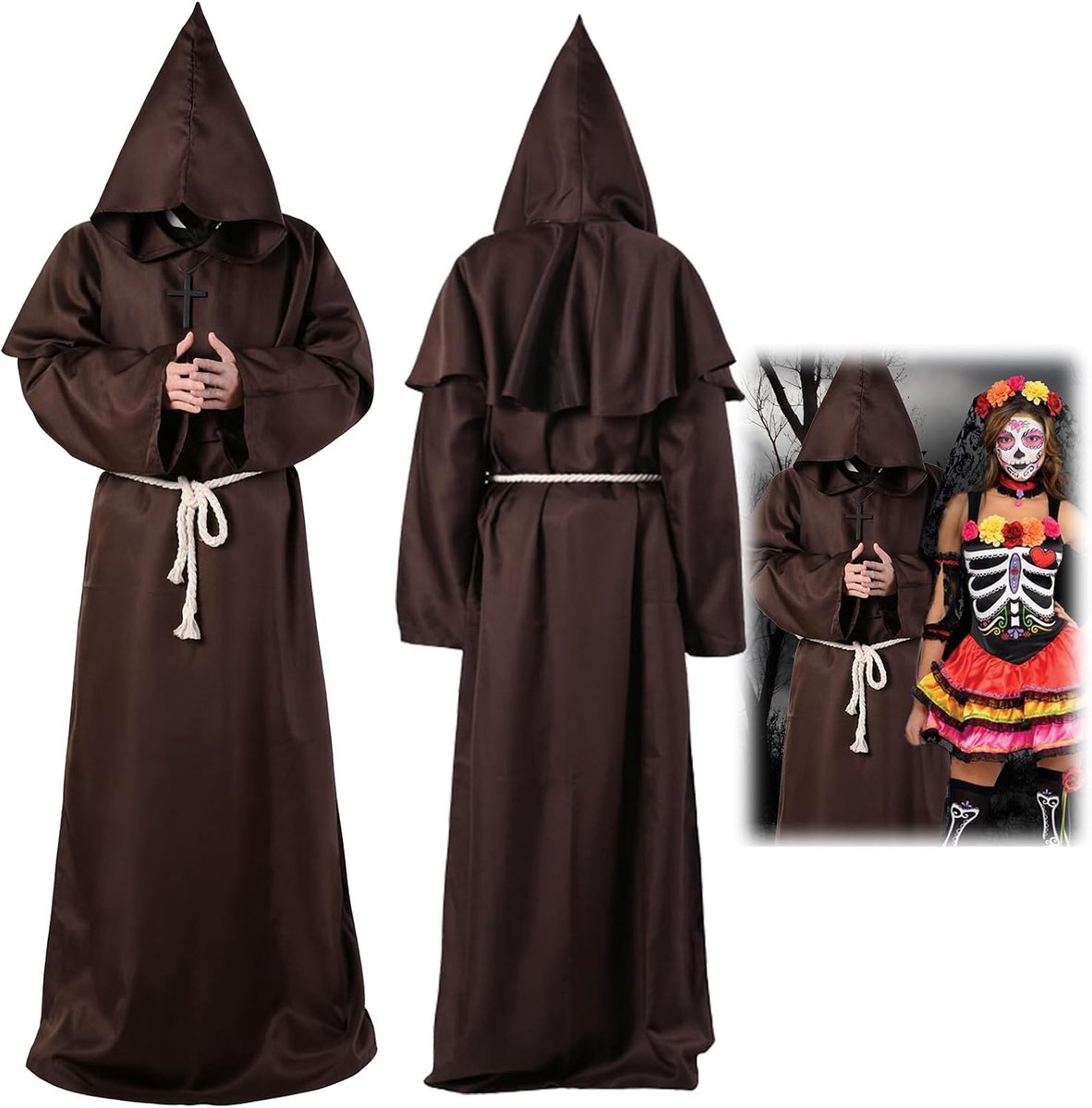 Monniksbadjas met capuchon