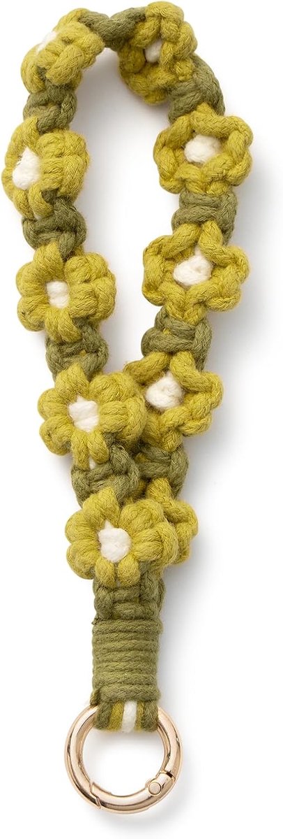 Macrame lint sleutelhanger Lanyard kaart sleutelhanger meisjes cadeau voor vrouw