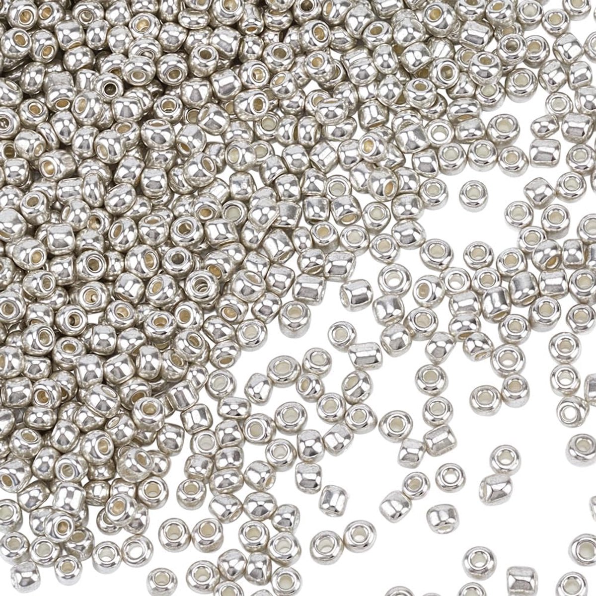 Kralen Elektroplateerde Rijst Ondoorzichtige Metallic kleuren Stijl Pony Losse Spacer kralenbedeltjes Bulk voor het maken van juwelen Kettingen Armban