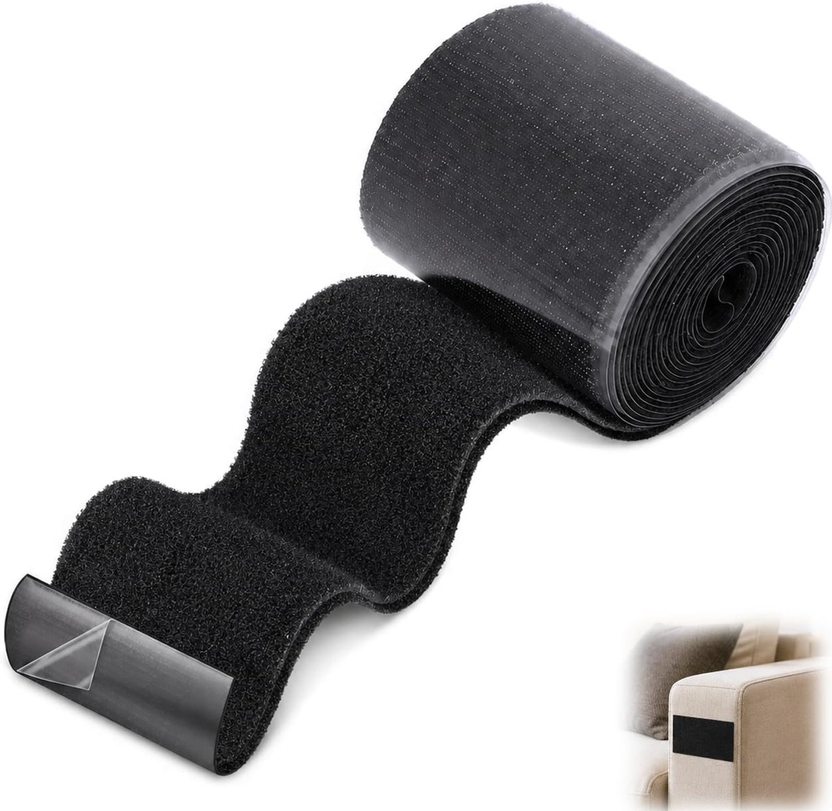 Weefselreparatietape voor canvas en meubels, ideaal voor het herstellen van scheuren, gaten en beschadigingen in textiel