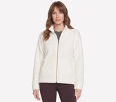 Skechers GOSNUGGLE COZY JACKET Dames Jas - Egret