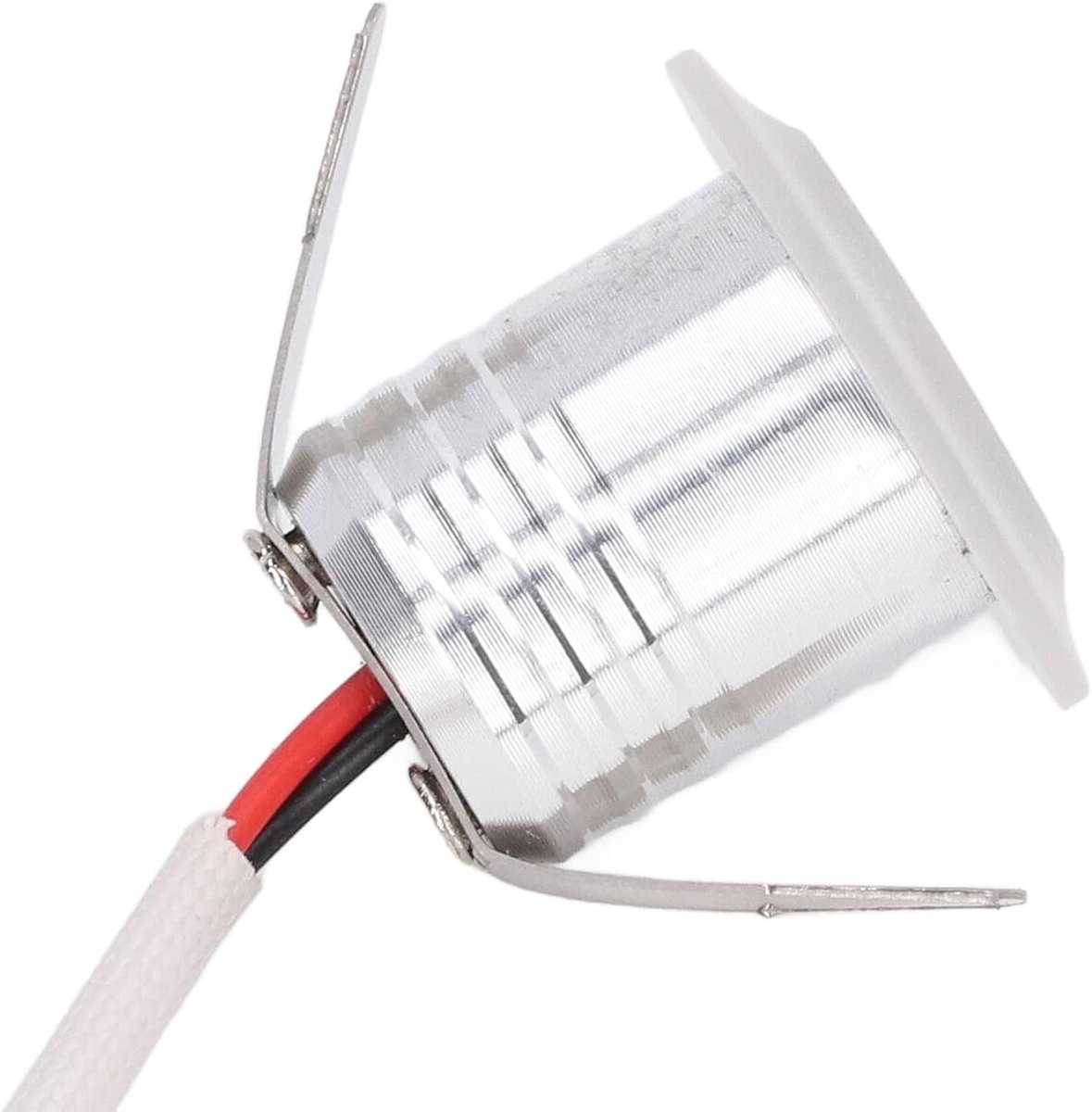 LED-inbouwplafondlamp - Ronde Vorm - 31 mm - Aluminium en Acryl - Voor Binnengebruik