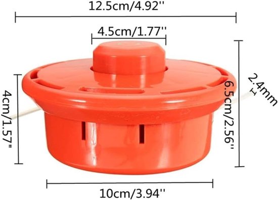 Hoofd Rode Onkruid Eater Bump Feed Trimmer Line Twister Vervanging Hoofd voor Honda UMK425 UMK435 UMC425 UMC435… — afbeelding 5