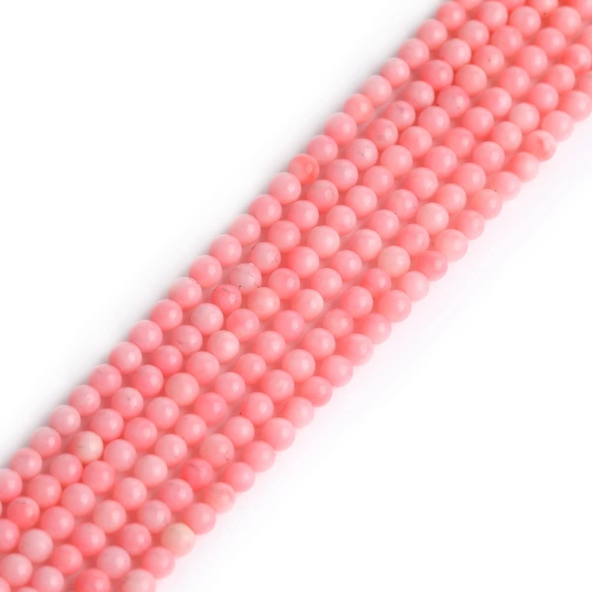 & Happy Girl's Store Edelsteen Koraal Kralen Strand 15 Inch Sieraden Maken Kralen