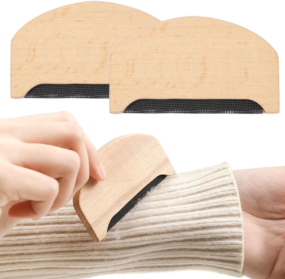 Pluisscheerapparaat, pluisverwijderaar, dierenhaarverwijderaar, pluisverwijderaar, pluisverwijderaar, draagbaar pluisscheerapparaat voor kleding, trui, kasjmier, tapijt, 2 stuks