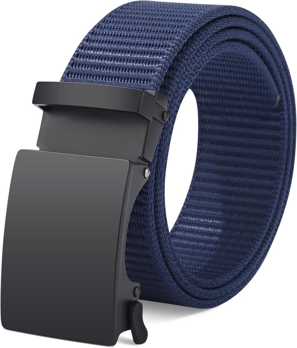 Nylon riem voor heren outdoor riem met metalen gesp sportriem zonder gaten werkriemen voor heren