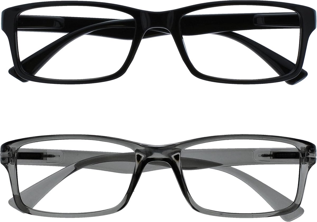 Reading Glasses Company Afstand Bril, Zwart & Grijs, 48 g, 2-Count