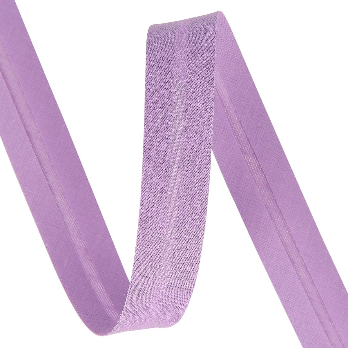 Biaisband - 20 mm breed, gevouwen 10 mm, rol van 25 m, 50% katoen 50% polyester, rand voor naaien, banners, stoffering, meubels, biezen, kleding, dekens