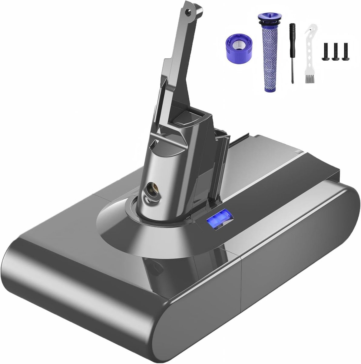Accu voor Dyson V8, reserveaccu voor Dyson V8 SV10 accu-serie, draadloze stofzuiger, compatibel met V 8 Absolute Animal Filter Motorhead Fluffy