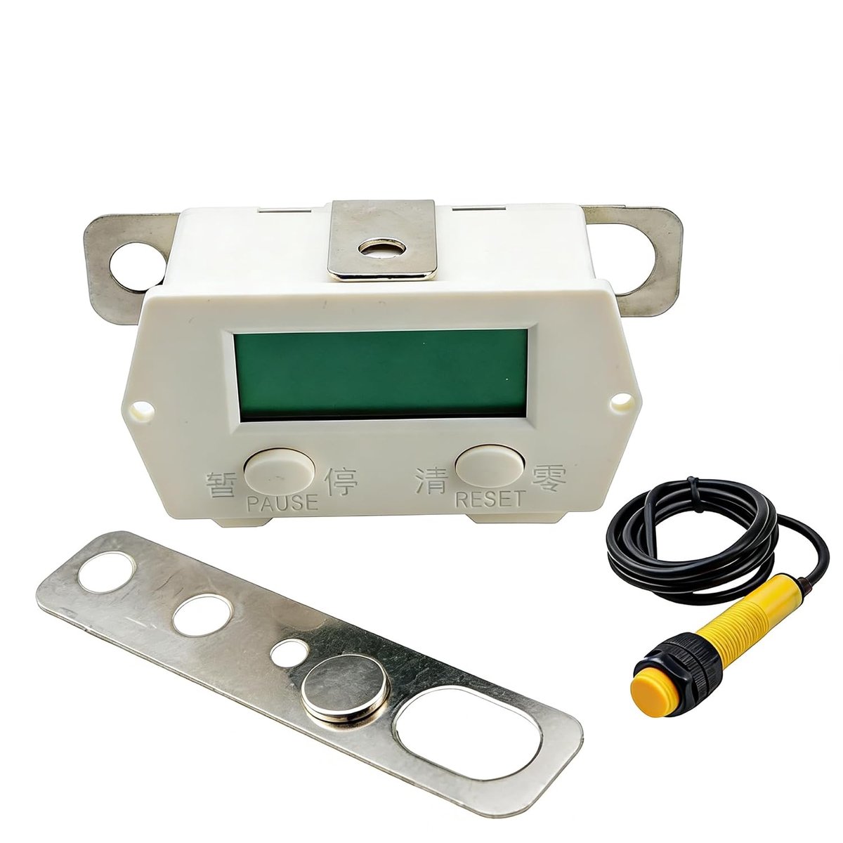 Teller Breimachine, 5 Cijferige Magnetische Inductieteller met Nabijheidssensor, 0-99999 LCD Elektronische Teller, Afstand Binnen Magnetische Inductie 5-10 mm