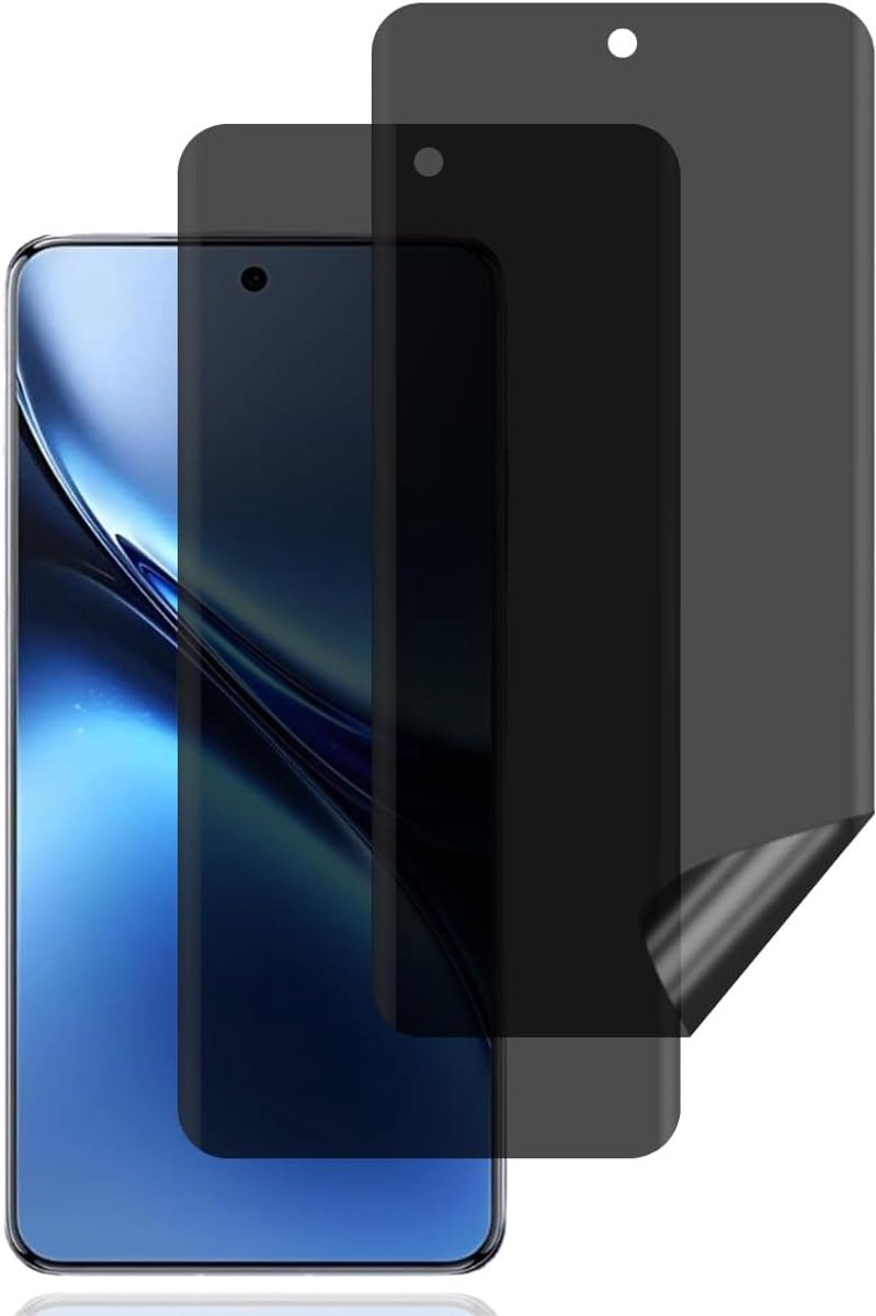 Screen Protector voor Vivo X200 5G [2 stuks] | anti-spy schermbeschermer,krasbestendig,hoge gevoeligheid,luchtbelvrij,anti-spy TPU zachte film voor Vivo X200