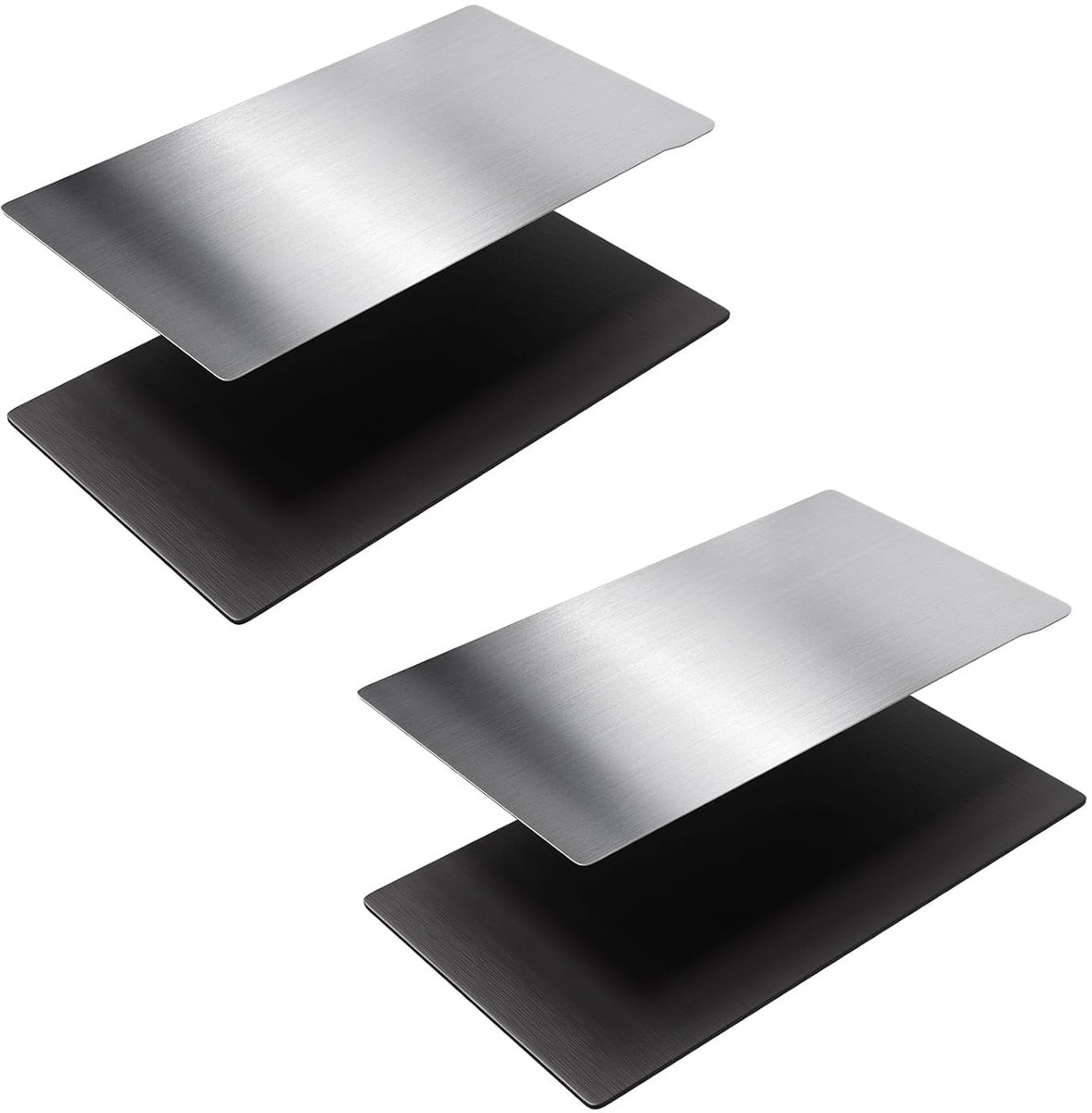 Resin Flex bouwplaat voor Mono 2, flexibele verenstaalplaat en magnetisch basisplatform voor Anycubic Photon Mono 2 Resin 3D-printer 160x94mm 2 stuks