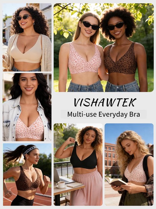 Zonder beugel, push-up beha voor dames, naadloos, met vulling, comfortabele Jelly Bras — afbeelding 5