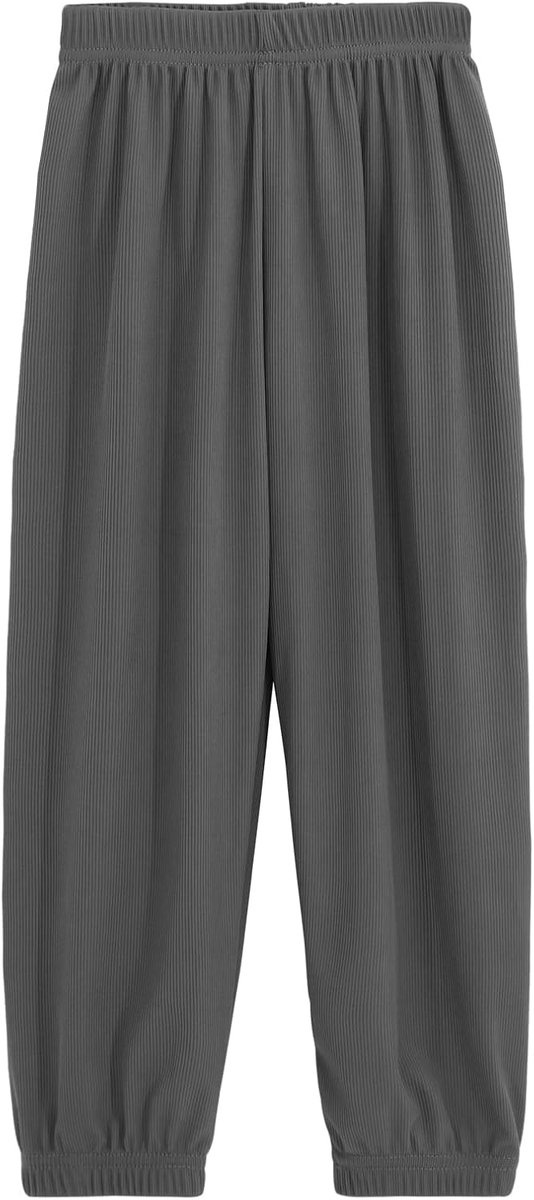 Harembroek voor kinderen, lichte zomerbroek, voor meisjes en jongens, baggy broek, 3-12 jaar