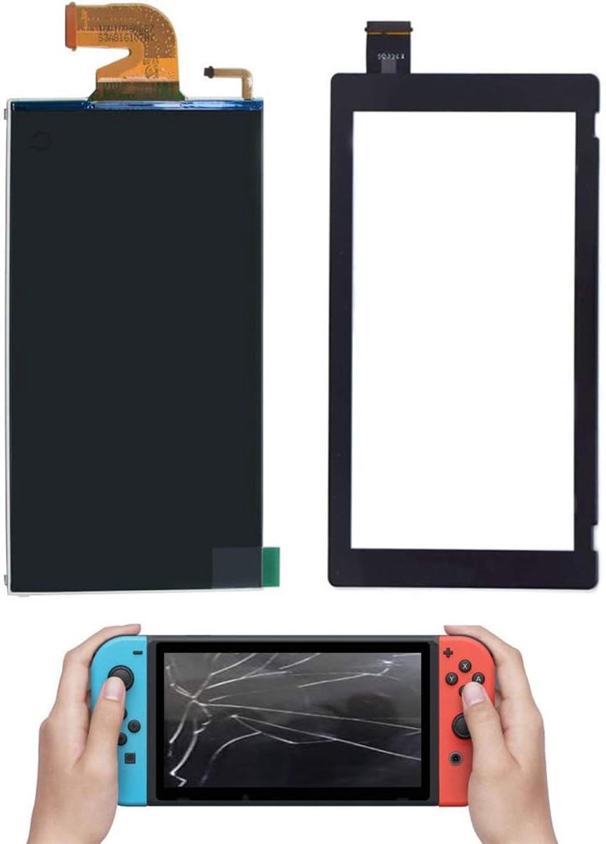 LCD-scherm en digitizer touchscreen voor Nintendo Switch 2017 HAC - 001 (niet voor een nieuwe Nintendo Switch)
