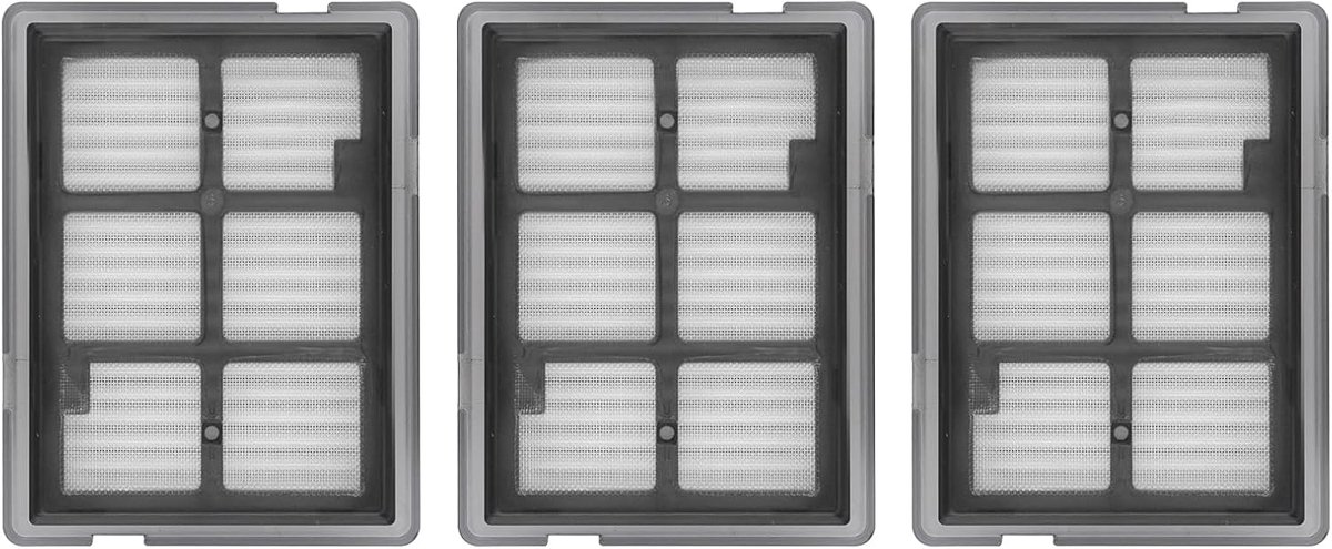 (3 Stuks) Max 705 Combo Vervangende HEPA-filters Compatibel met iRobot Max 705 Combo Robotstofzuiger, Staande Filter, Canisterfilters, Stofzuigerfilters