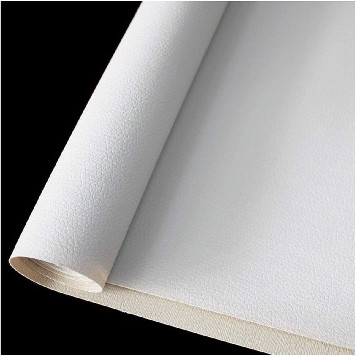 Stof Kunstleer Vinyl Leerdoek Materiaal Kleding Dressmaking Bekleding Leer Kunstleer Bekleding Stof voor Auto Boot -Wit 1.38x3m