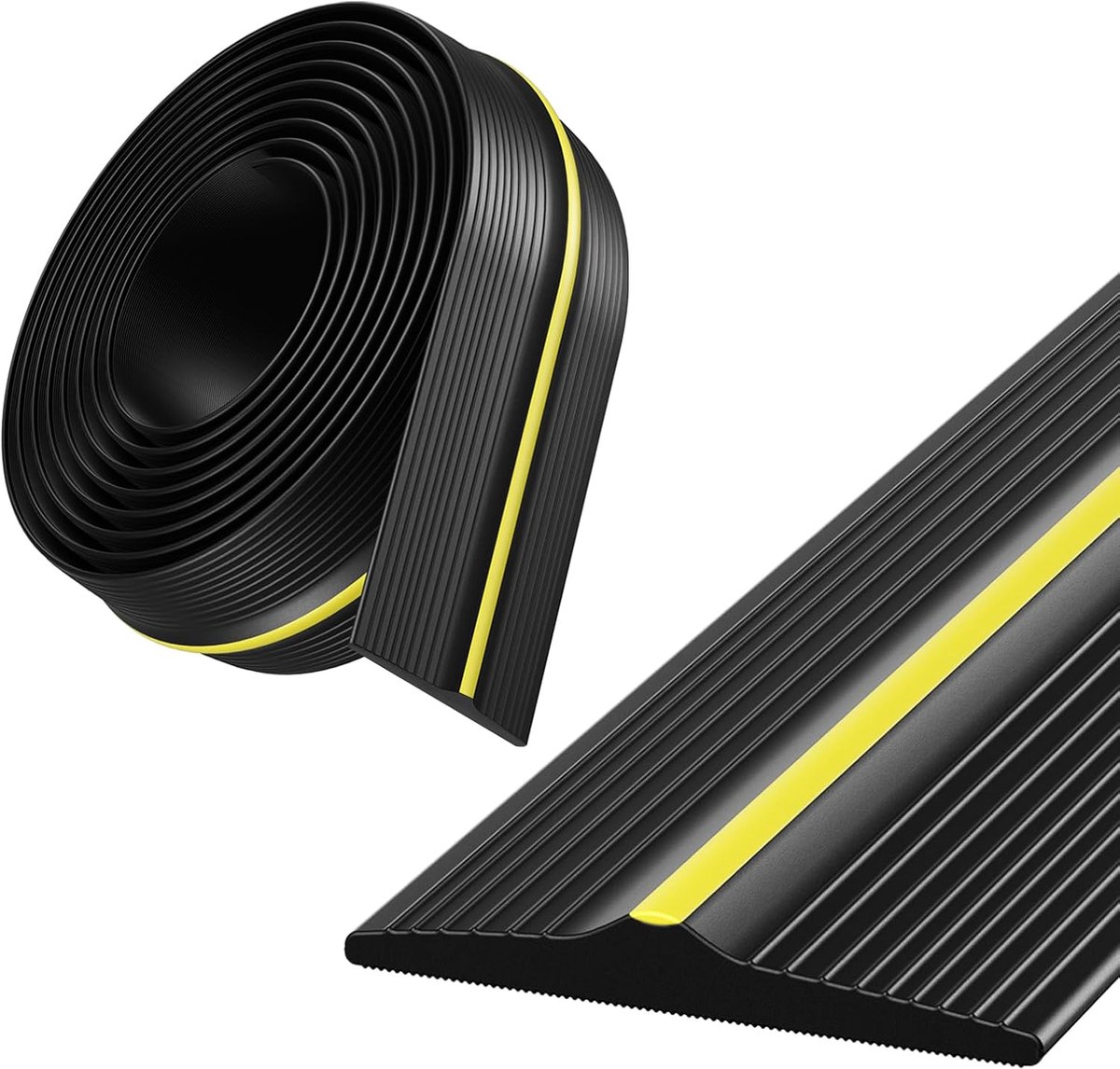6 m lange garagedeurafdichting, 13 mm dikke garagedeur, drempelafdichting, reserveafdichting, voorkomt het binnendringen van water, bladeren, stof en wind