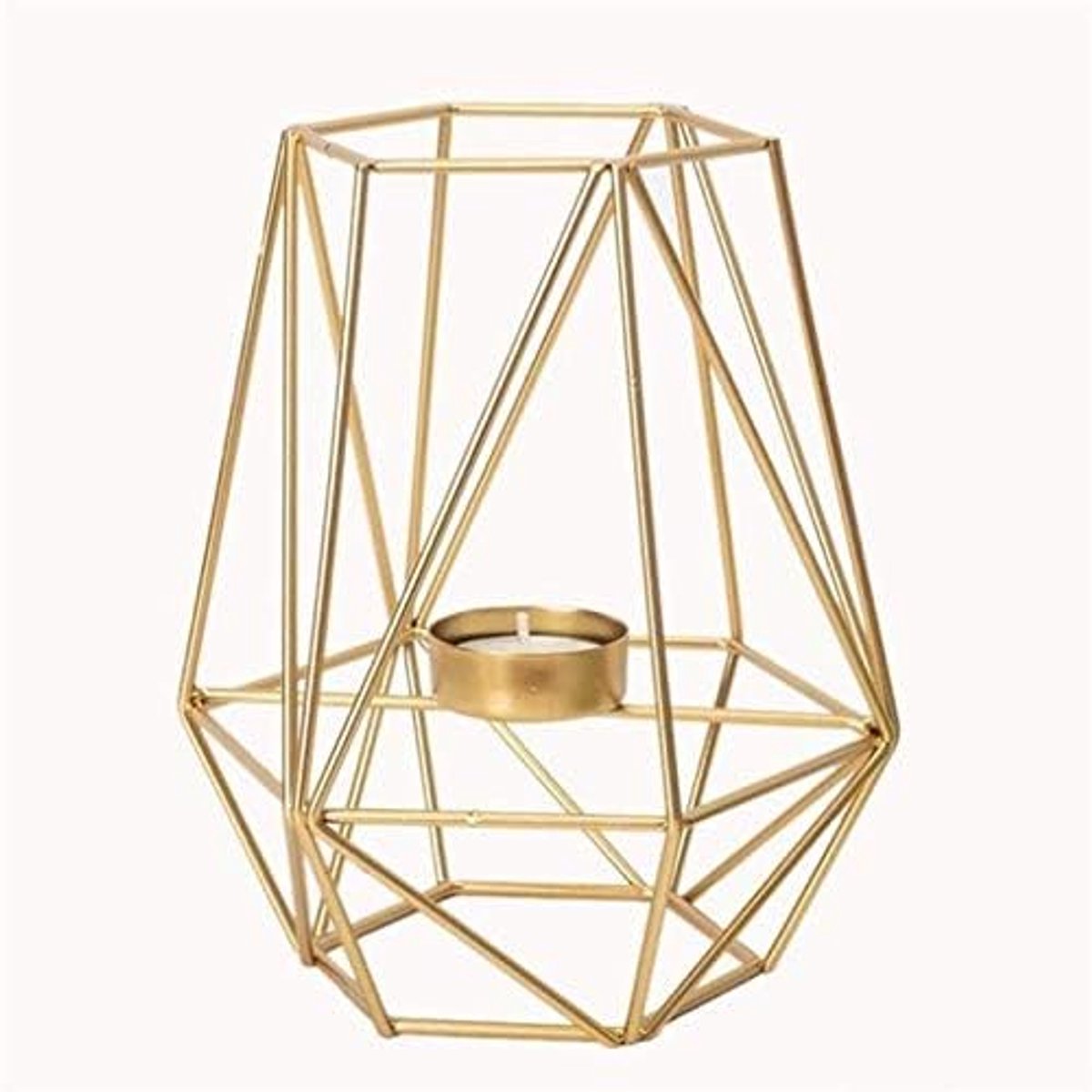 Kaarsenhouder Creatieve Moderne Minimalistische Geometrische Smeedijzer Goud Kaarsenhouder Ornamenten Home Decoraties Romantische Kaarslicht Ornamenten, Grootte: Hoge Sectie Home bar decoratie