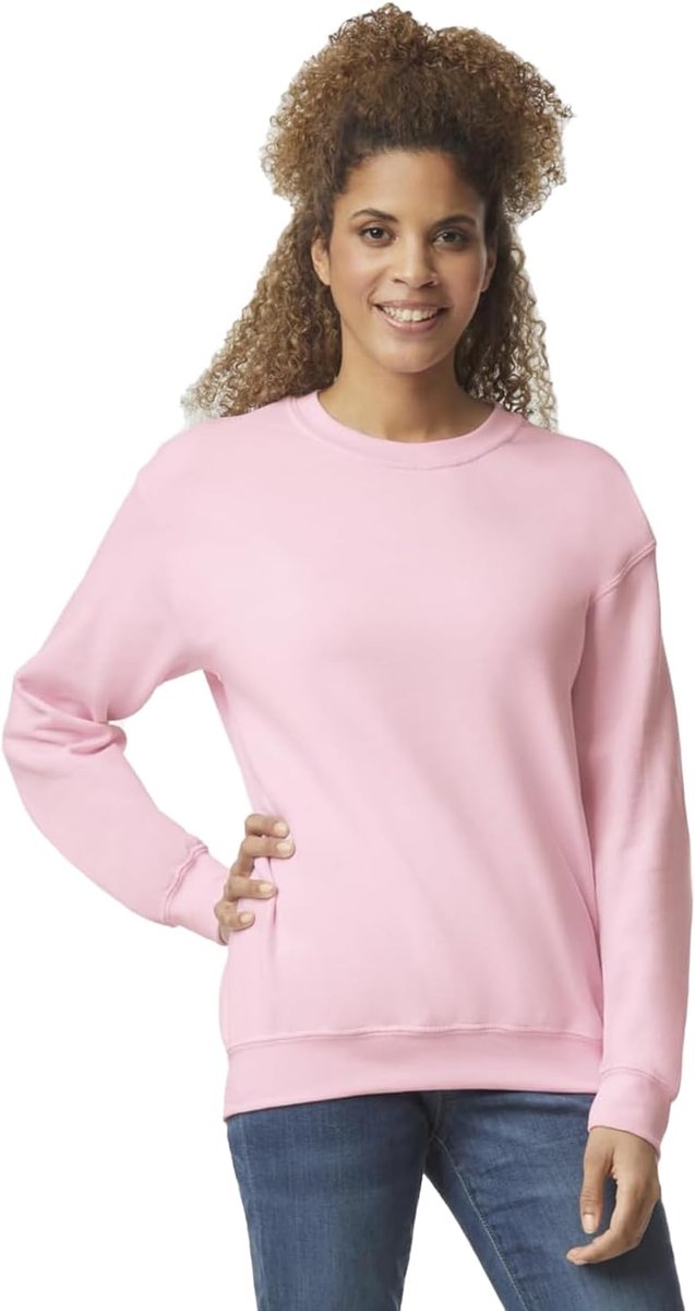 Heavy Blend Crewneck Sweatshirt voor heren, uniseks, katoen met ronde hals in vele kleuren, grote maten, S, M, L, XL, XXL, 4XL, 5XL