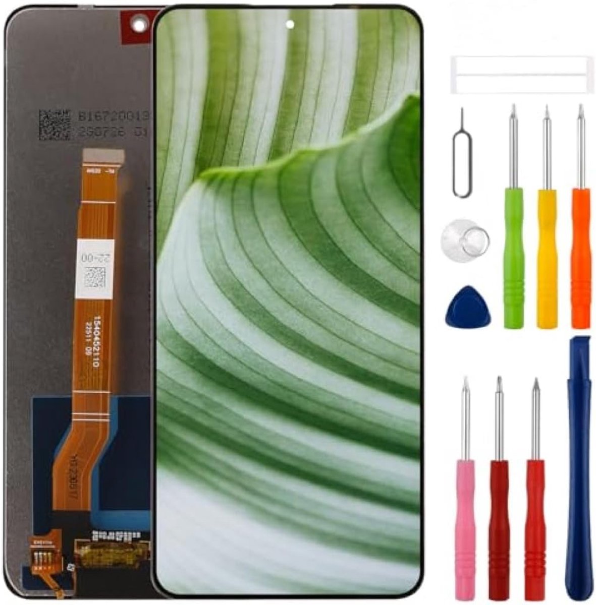 6,72 inch lcd-display compatibel met OnePlus Nord CE 3 LITE 5G/Nord N30 lcd-display, touchscreen, vervanging met verbeterde reparatiegereedschapsset