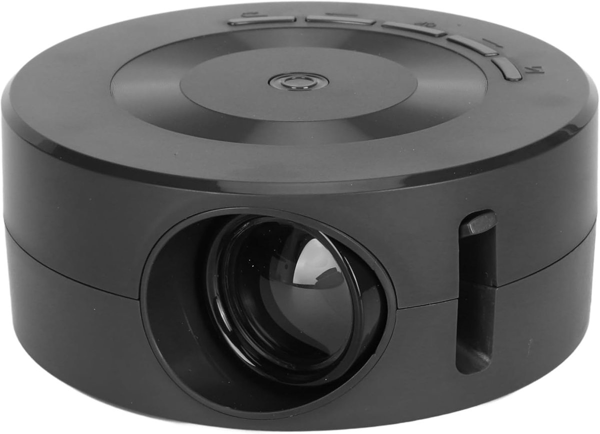 Draagbare mini LED-projector 1080P met schermspiegeling voor telefoon en tablet, ingebouwde luidspreker, compacte thuisbioscoop projector voor kinderen | Energieklasse A++