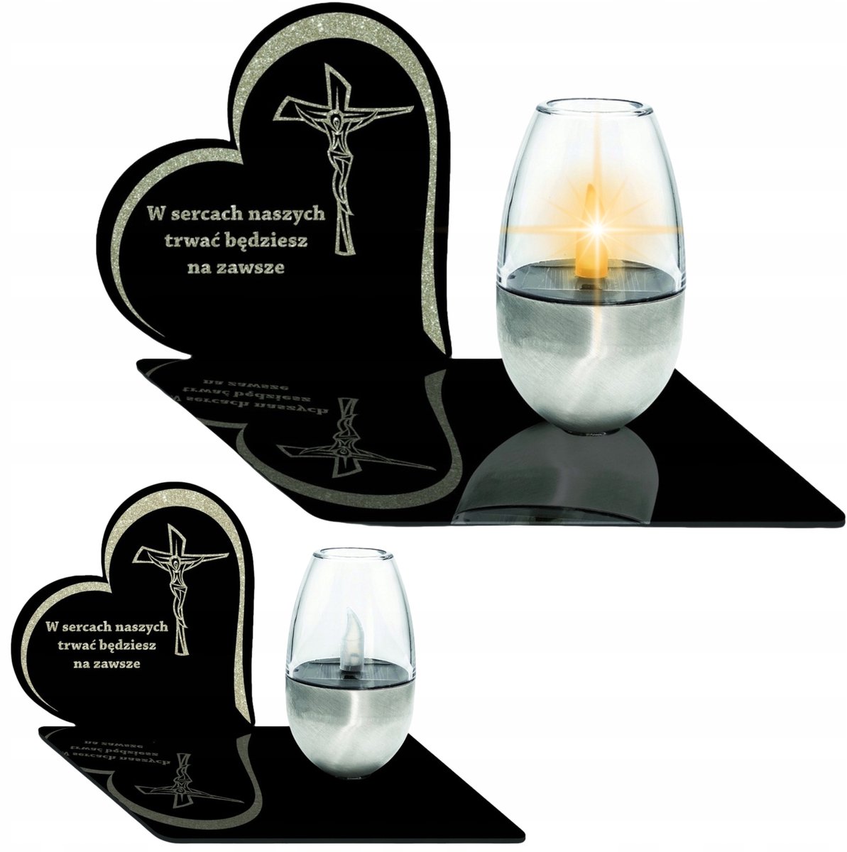 Merkloze Zonne-Lantaarn voor Graf, Duurzaam en Weerbestendig
